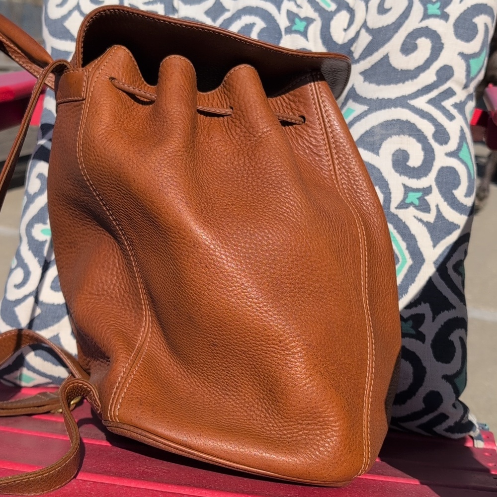 Vintage Coach Sonoma Backpack 4908 Saddle Defects - Picture 5 of 12